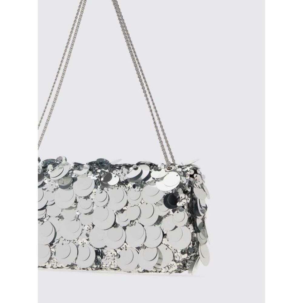 Rabanne Shoulder Bag Woman Silver - Picture 3 of 3